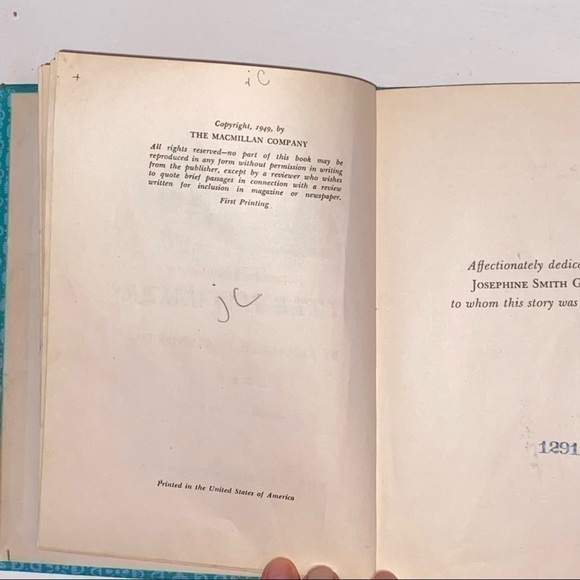 Vintage Teal Antique Farmhouse Rustic Decor Accent Artwork 1949 Little Haymakers - Picture 9 of 16